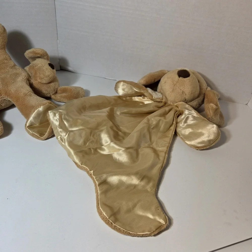 Baby Gund Spunky Huggybuddy Tan Puppy Dog Lovey Security Blanket / Spunky Dog Pl